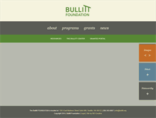 Tablet Screenshot of bullitt.org